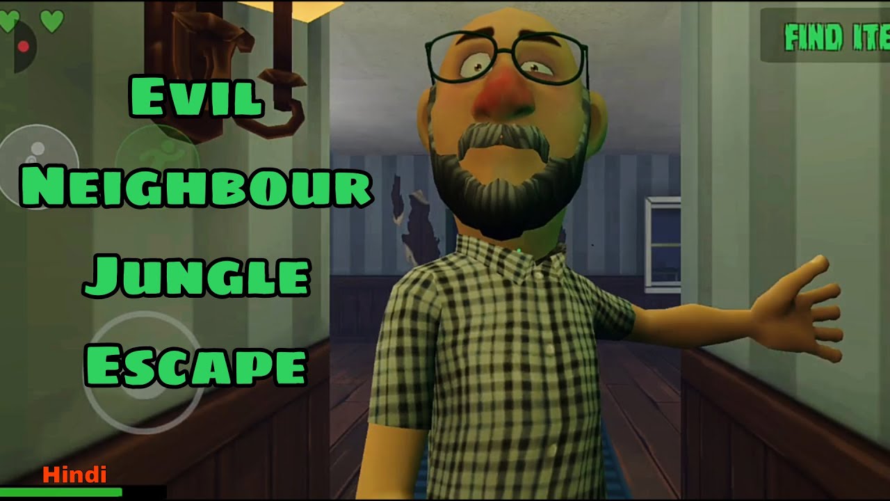 Robin Plays Evil Neighbor 3 Horror Forest Escape Challenge