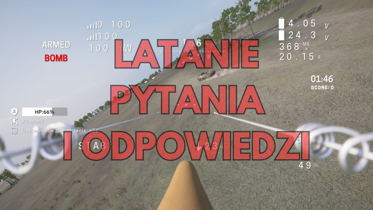 Stream z lataniem dronem