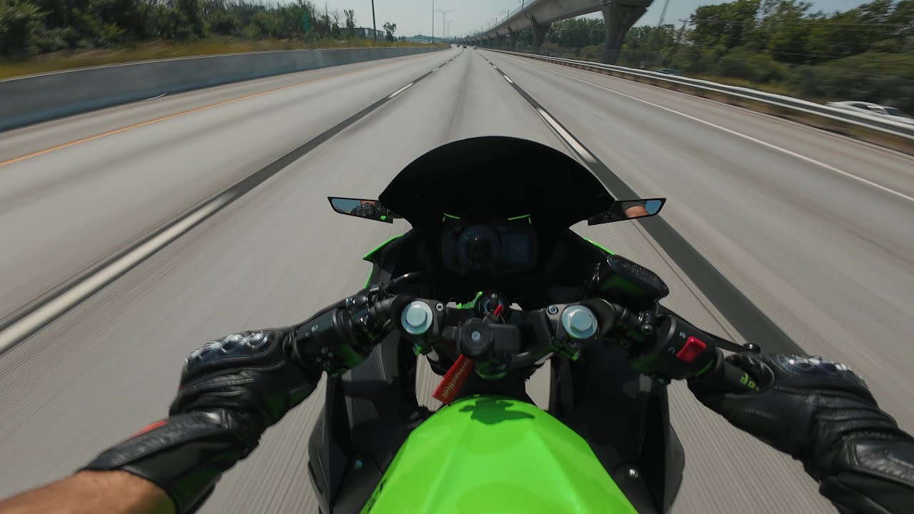 Ninja 400 gets PUSHED by Beginner Rider | Cinematic 4K UHD Pure Audio