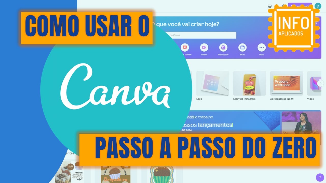 Como usar o Canva GRÁTIS do zero - Passo a passo