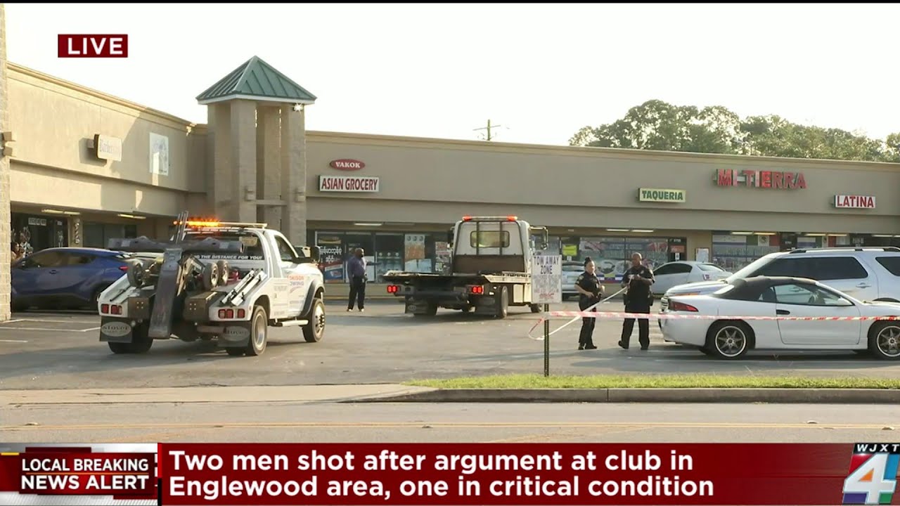 2 men shot after argument at a club, one in critical condition