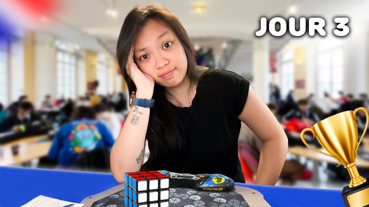 Les Championnats de France de Rubik's Cube m'ont détruite