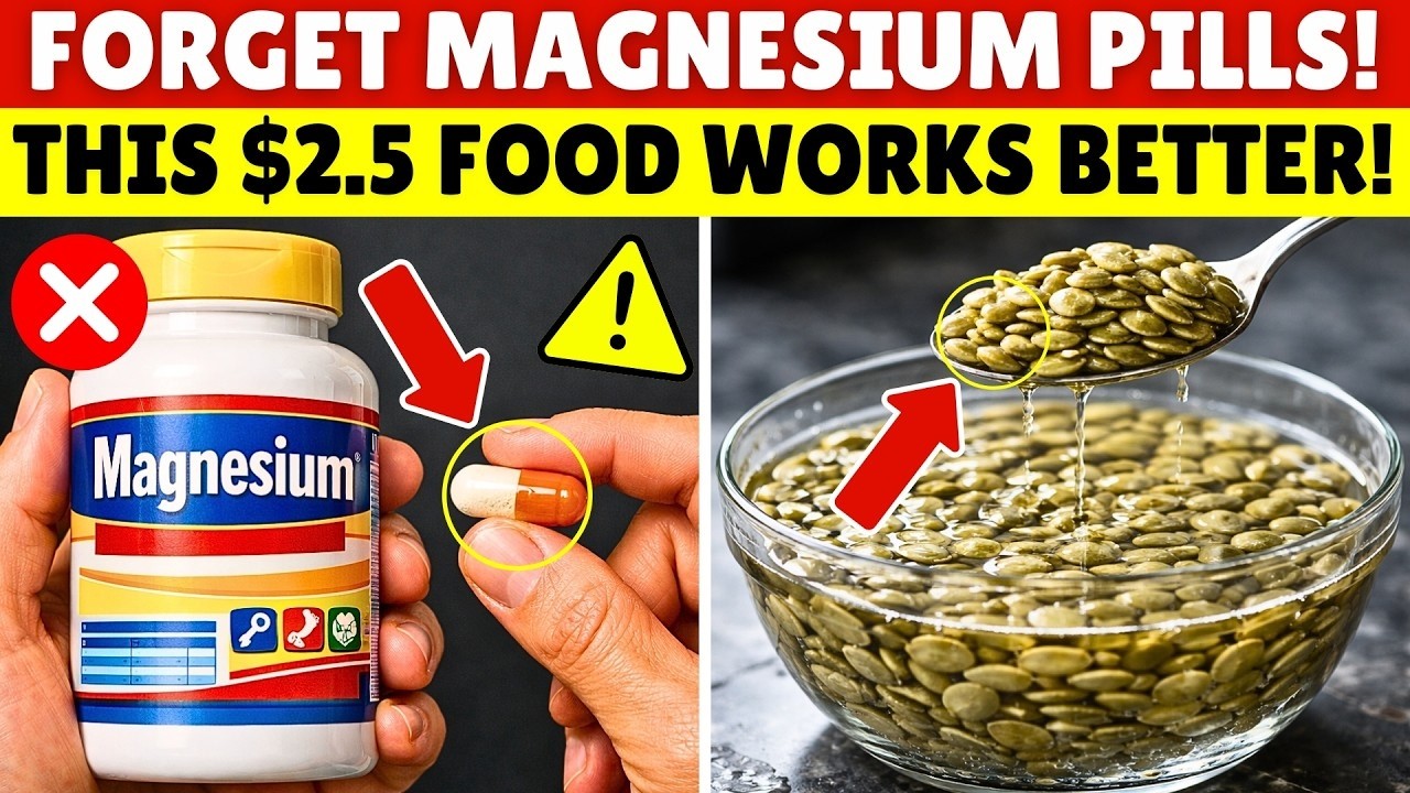 Stop Eating Magnesium Pills After 60! This CHEAP Food Absorbs 16x Better! | Silver Health Tips