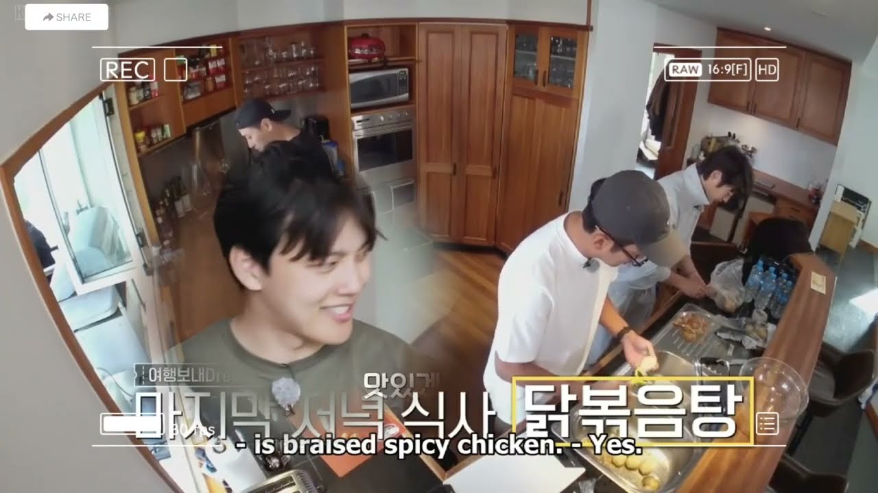 Bros on foot Eps 8 part 3 - Ha Jung woo, Ji hoon, Minho & Jin goo last dinner in NZ