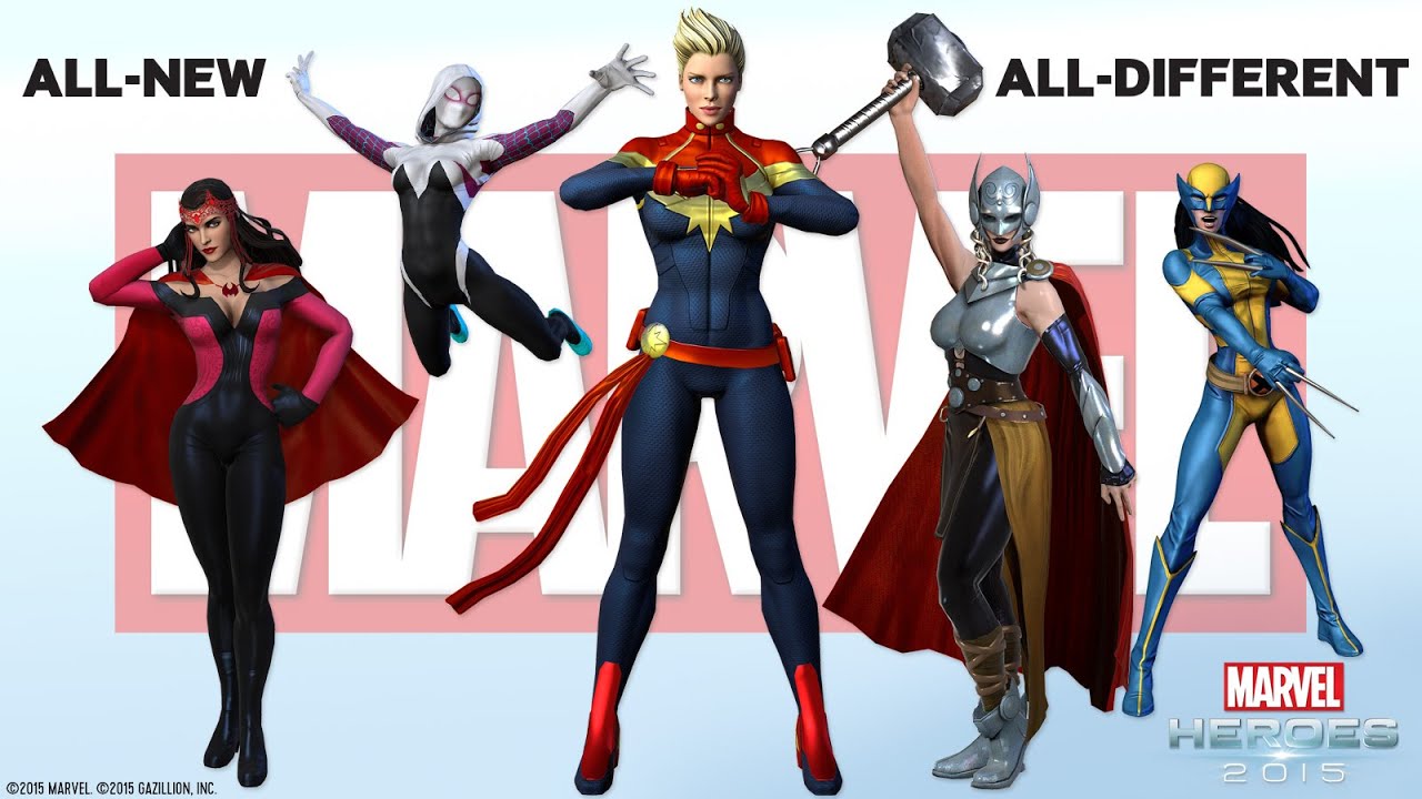 All-New All-Different Costumes for Marvel Heroes 2015