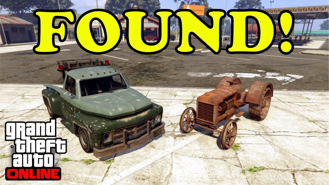 GTA 5 ONLINE FOUND * RARE * TOW TRUCK AND TRACTOR FULL TUTORIAL PS4 1.38 1.39