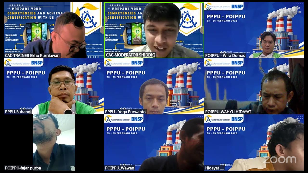 TRAINING PPPU POIPPU|TANGGAL 23 FEBRUARI 2026|SESI SIANG