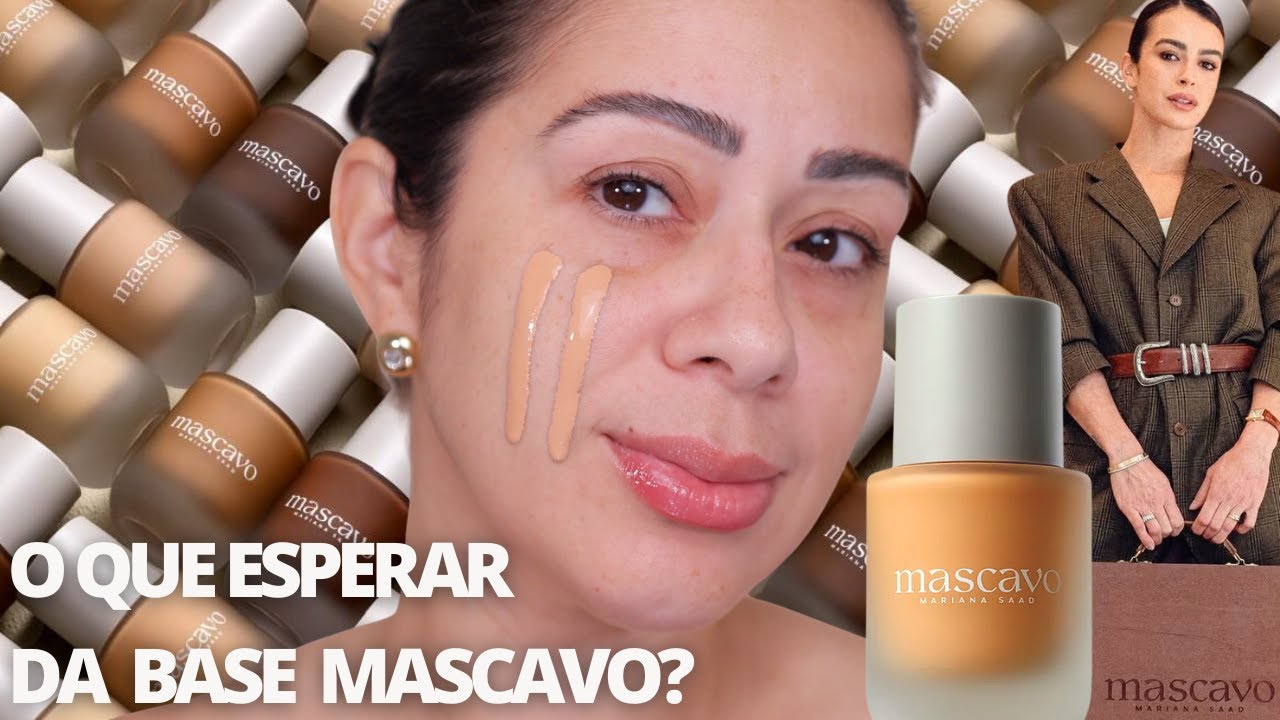 TESTEI a BASE MASCAVO Da MARIANA SAAD | ACABAMENTO, TESTE DE DURA&Ccedil;&Atilde;O ...