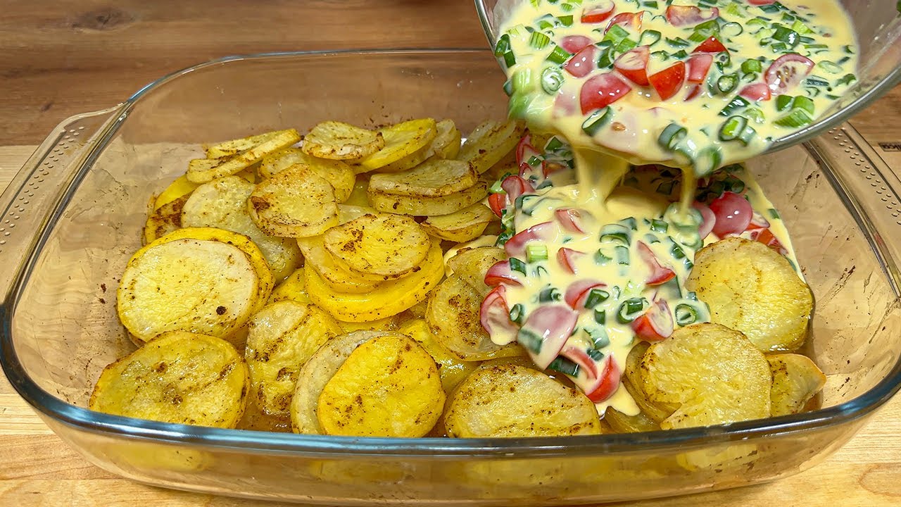 Самый вкусный рецепт с картошкой! Вы будете готовить его каждый день! Ужин за 10 минут!