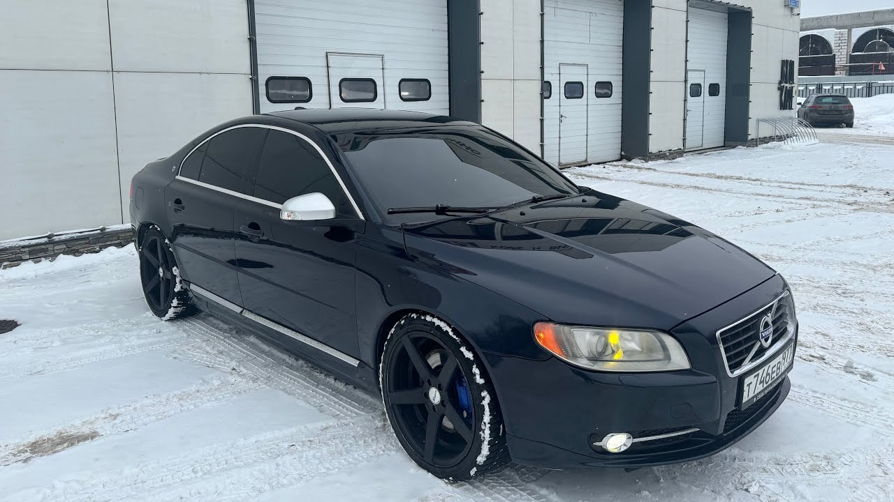 НЕ КАК ВСЕ | VOLVO S80 на V8 YAMAHA | боком на полном приводе с шальным выхлопом на R19 Vossen нах