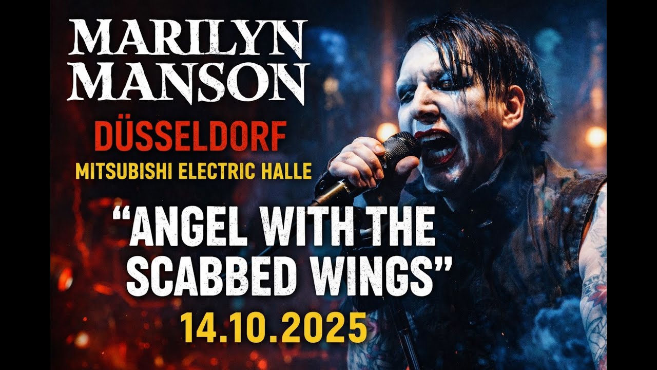 Marylin Manson - Angel with the Scabbed Wings - LIVE - Düsseldorf Mitsubishi Electric Hall 14.10.25
