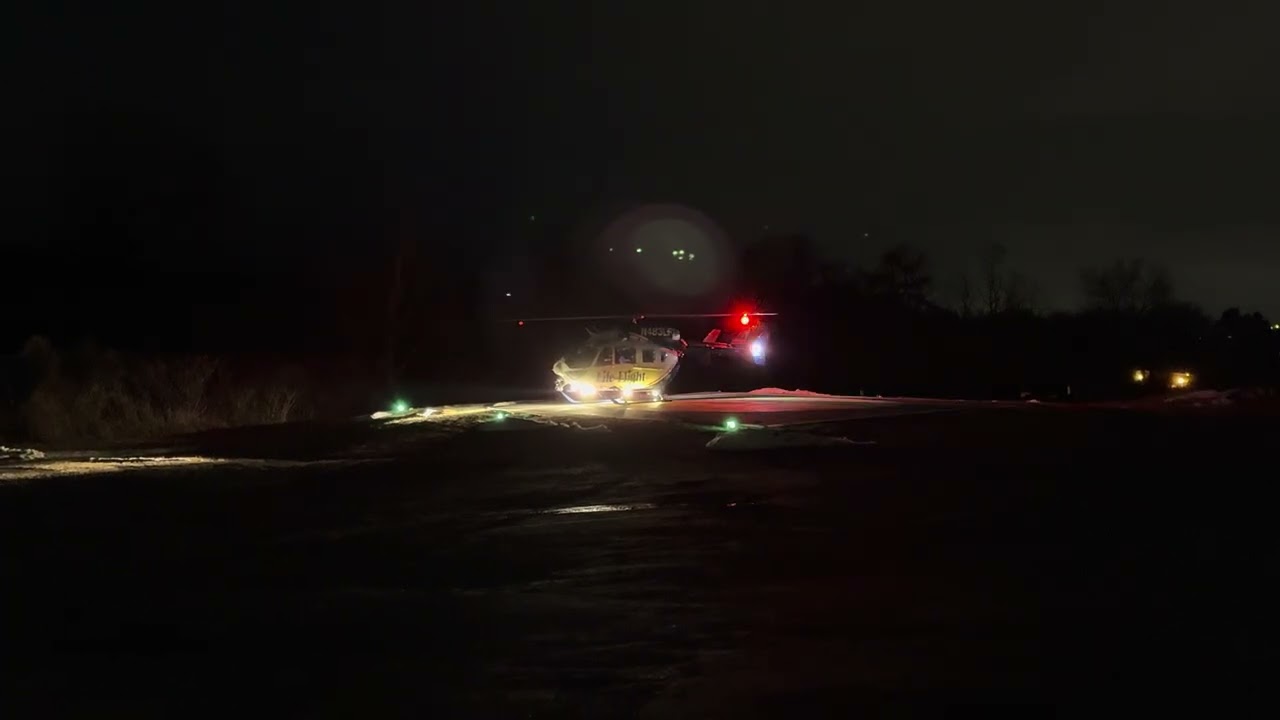 Larksville Landing Zone Life Flight 3 Take Off N483LF