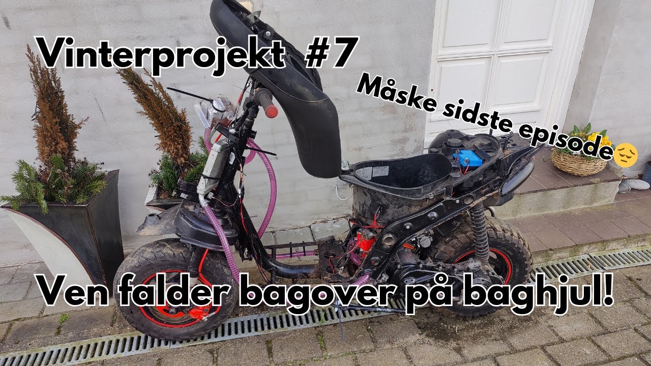 Vinterprojekt #7 (Faldt bagover på baghjul!)