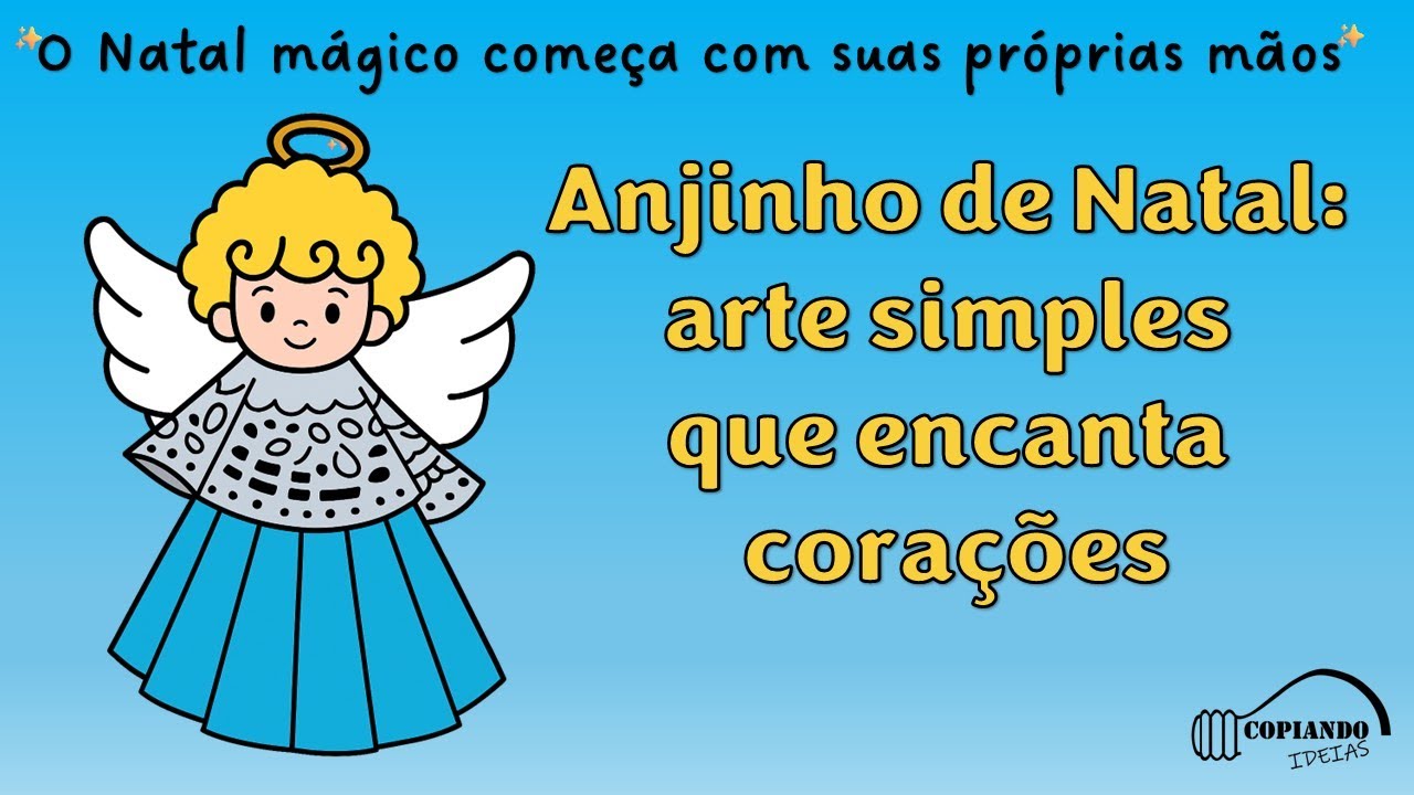 ✨ “Anjinho de Natal: arte simples que encanta corações!” ✂️👼