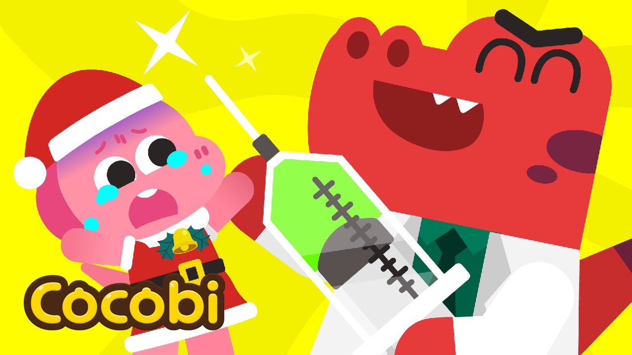 Check-up do Doutor T-rex no Dia de Natal🎅 Canções de Natal para Crianças | Cocobi