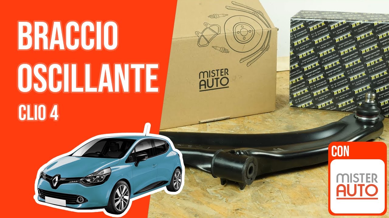 Sostituzione braccio oscillante Clio 4 🚗