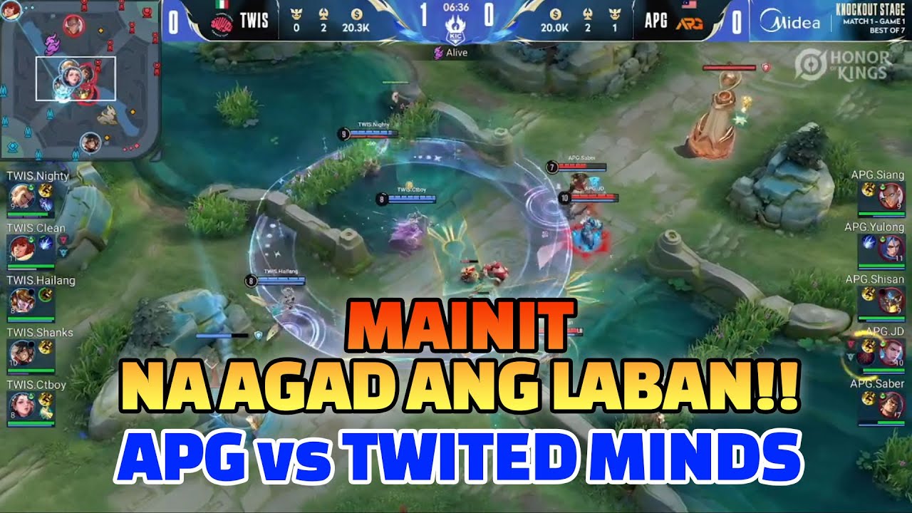 DAY 1 | APG VS Twisted Minds - Unang Araw Mainit na gad Ang Laban- Highlights with commentary