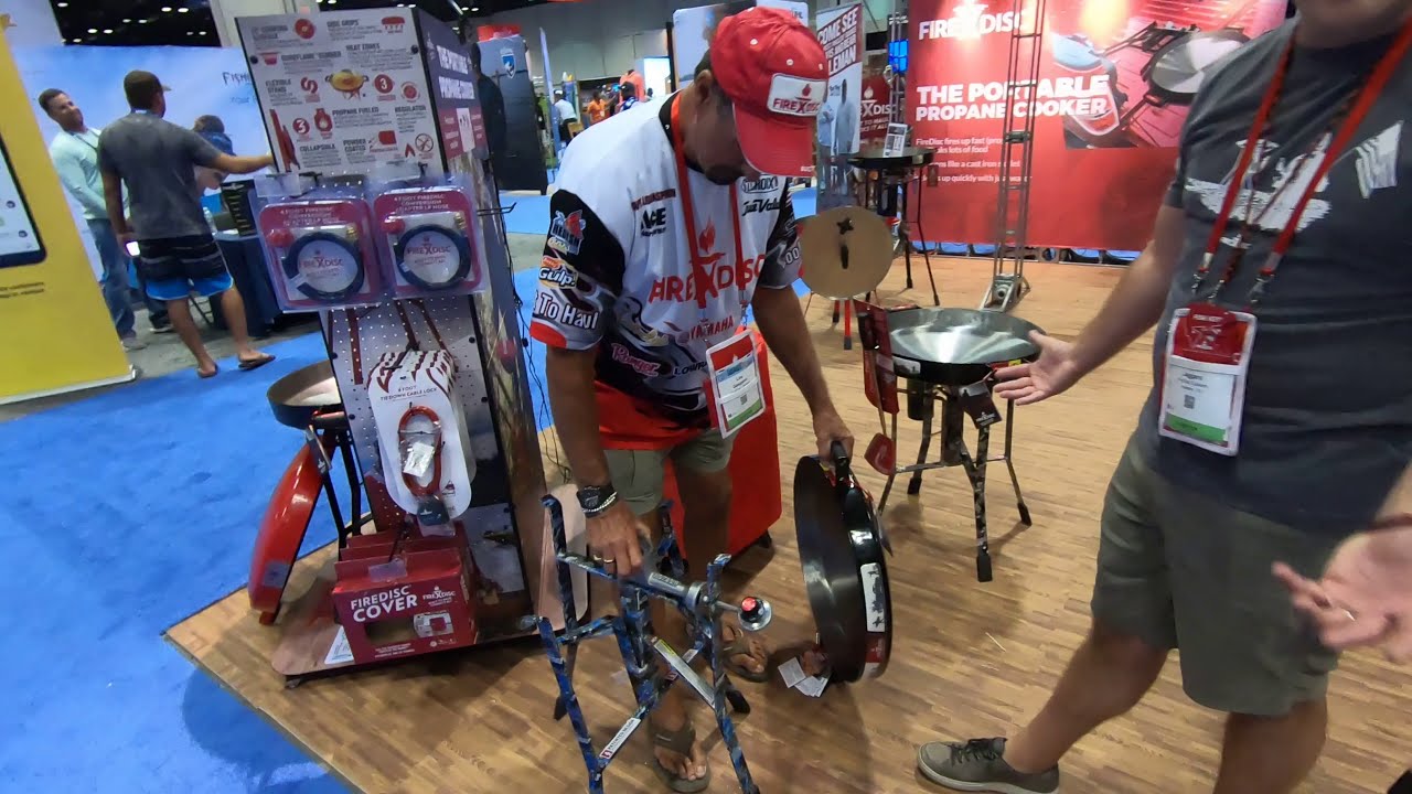 FireDisc Cooker - The Ultimate Outdoor Propane Cooker at iCast 2019