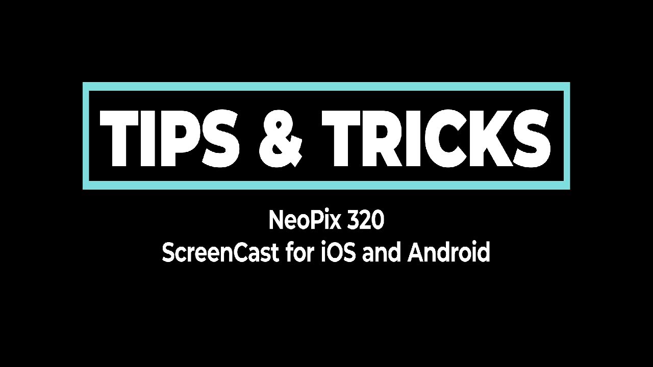 Philips NeoPix 320 | ScreenCast (Wi-Fi Screen Mirroring)