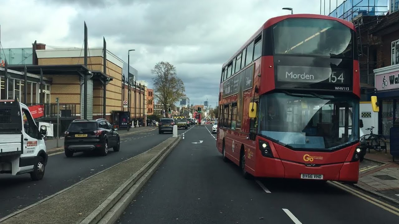 *FULL ROUTE VISUAL* Go - Ahead London Route 455: Purley, Old Lodge Lane - Wallington Station