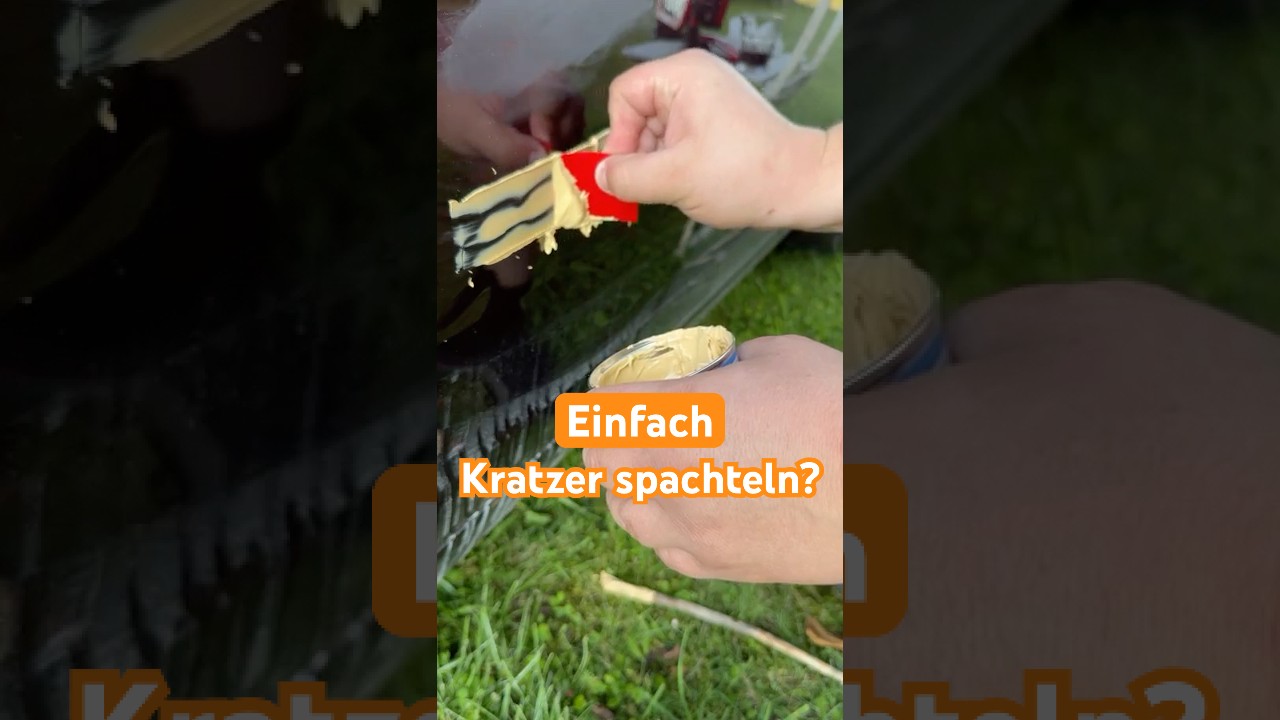 🤔 Kratzer Spachteln OHNE Vorkentnisse?!