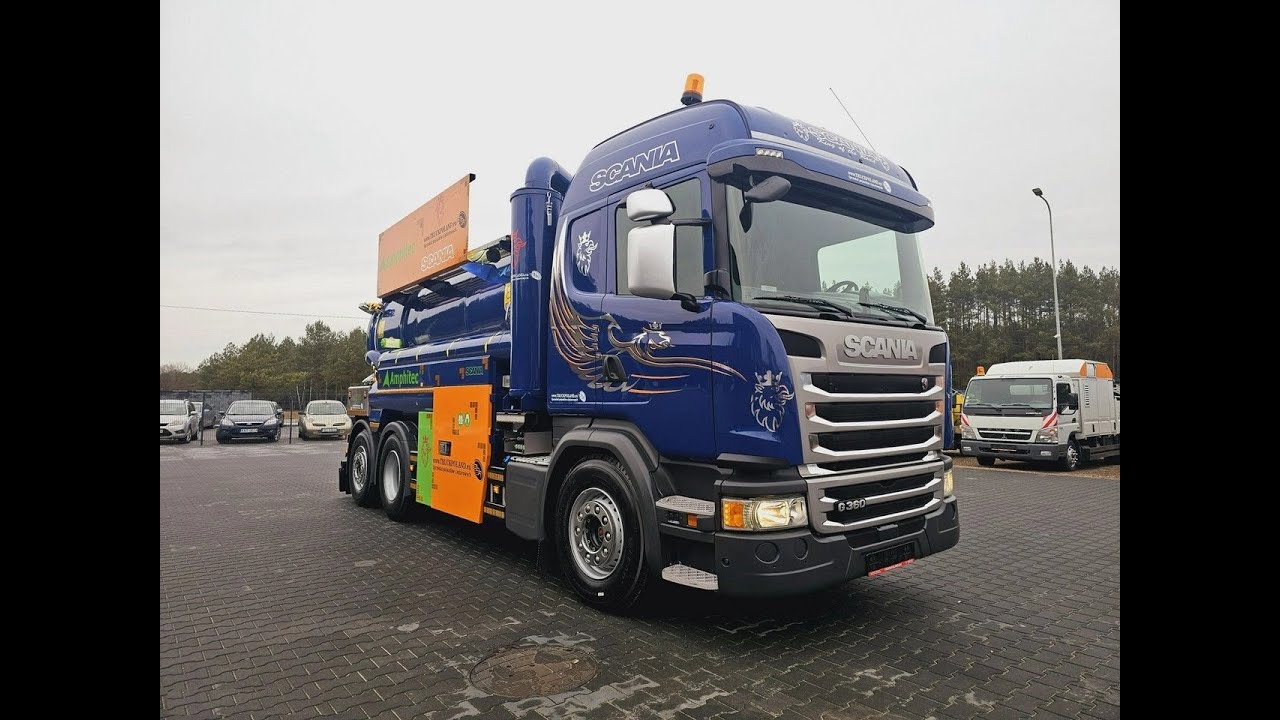 Scania Amphitec VORTEX ATEX Ładowarka próżniowa ssąco nadmuchowa EURO 61