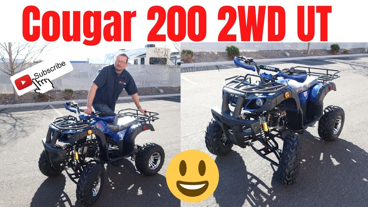 Vitacci 200 Cougar 200 UT ATV Review in Blue