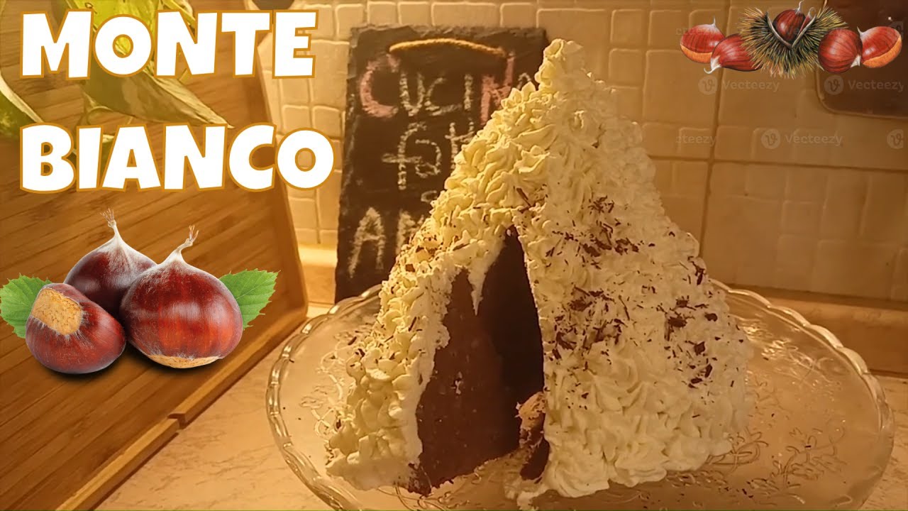Ricetta Dessert Monte Bianco Mont Blanc 🏔 Velocissimo! 🏎 Buonissimo! 😋