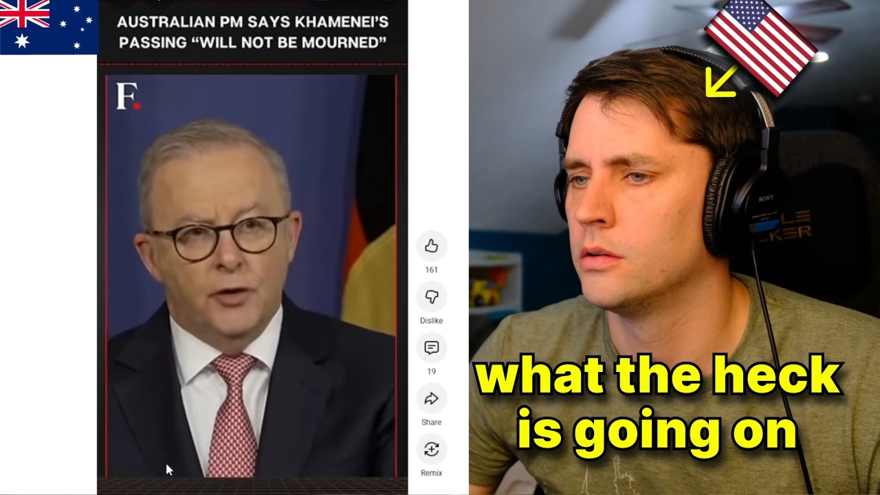 American reacts to Albanese Statement on Iran War