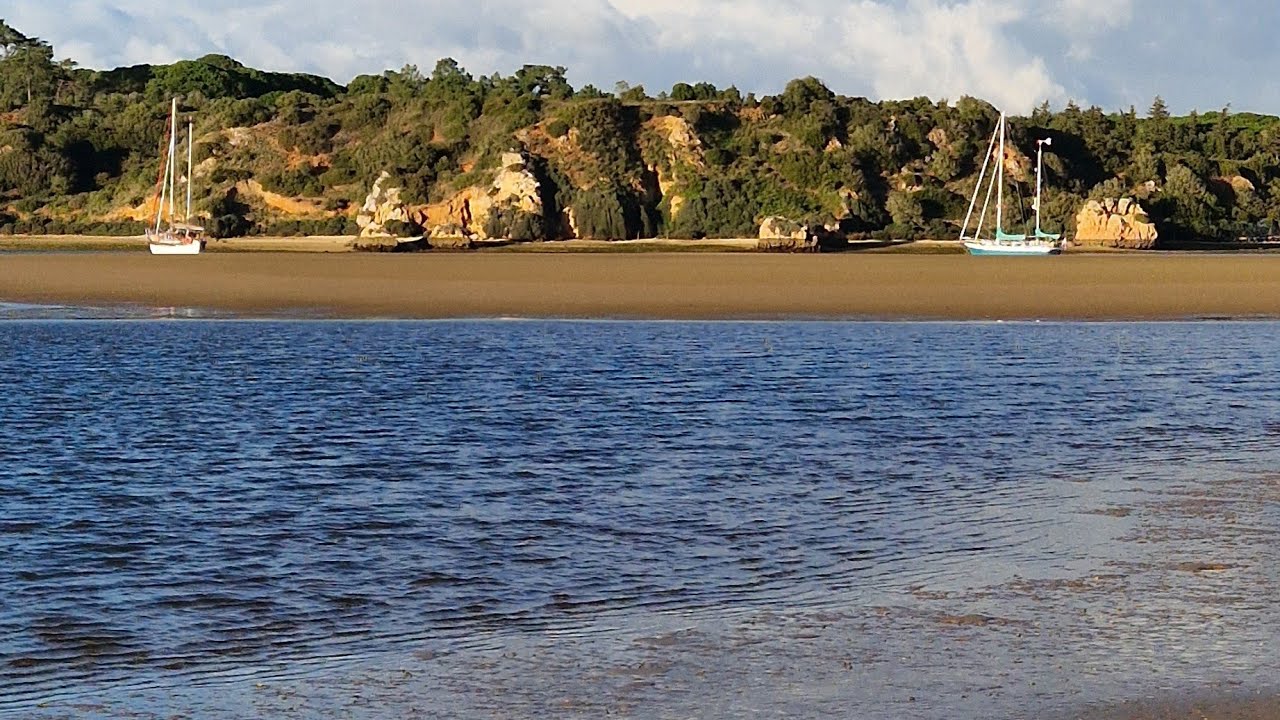 Walking in the Middle of the Alvor River, in the Low Tide (never have gotten so far).