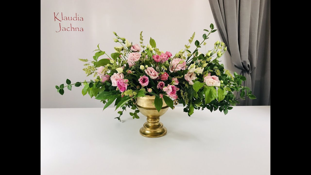 KOMPOZYCJA ROYAL GLAMOUR od podstaw . Jak zrobić dekorację na wesele ;)