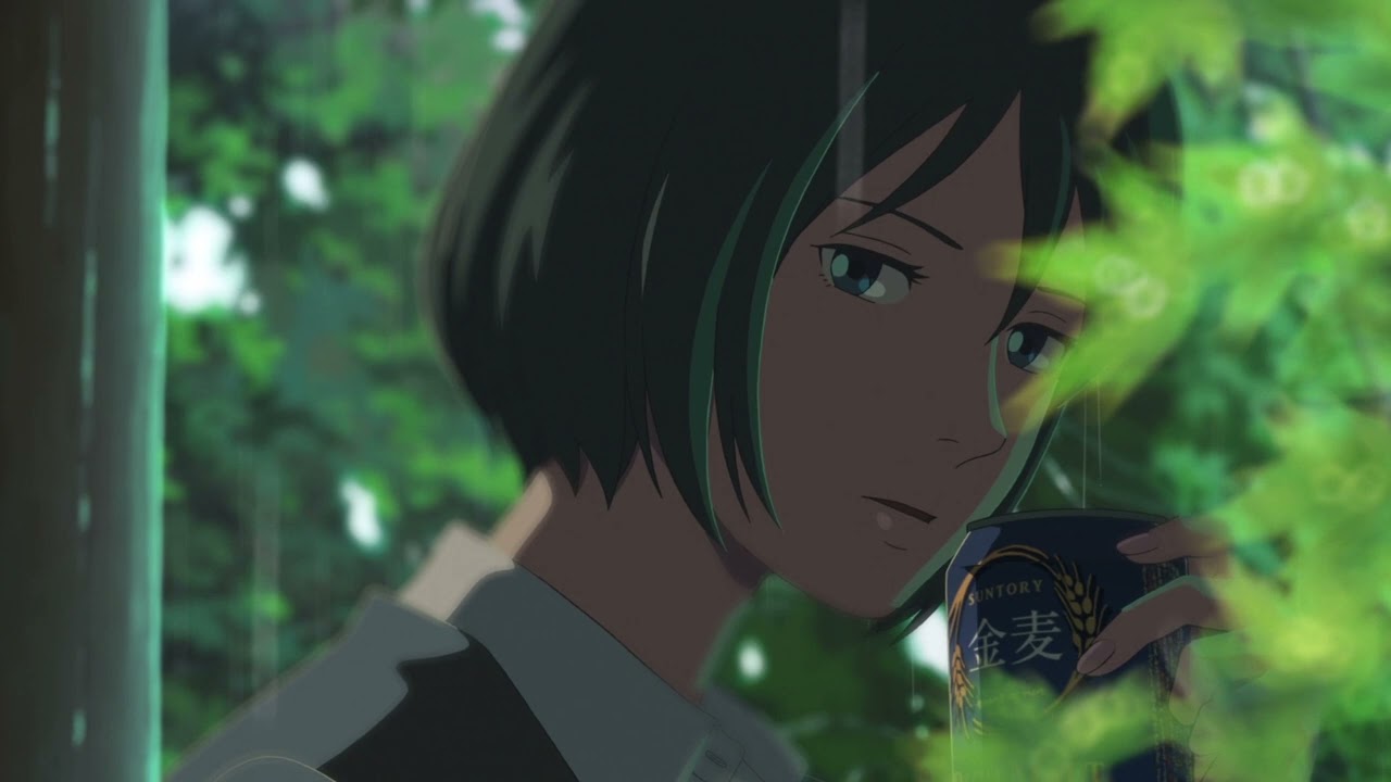 Adormeça rapido com o som da chuva |Anime The Garden of Words |Vibes Relaxantes