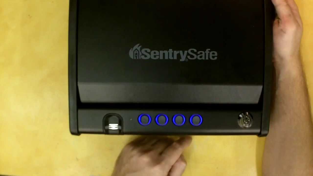 Sentry Quick Access Biometric Pistol Safe Review. Model QAP1BE