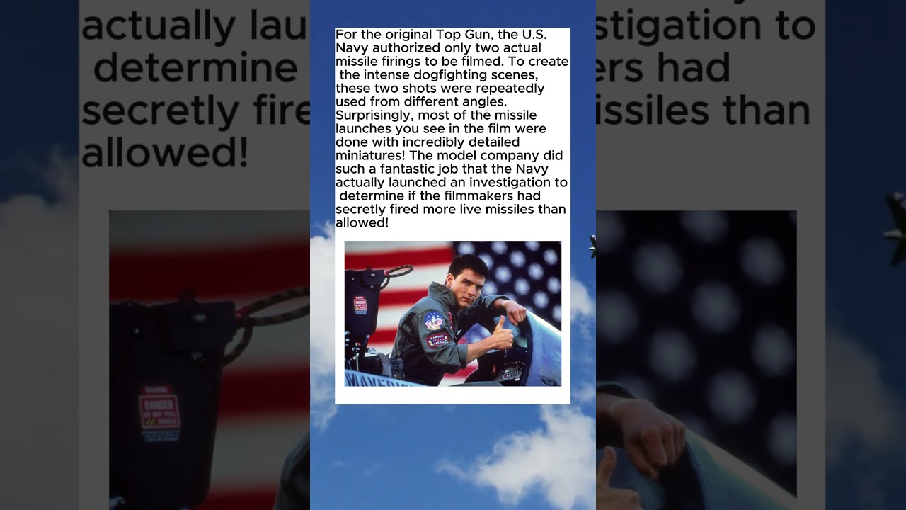 How Top Gun Fooled the Navy! #topgun #maverick #gonavy