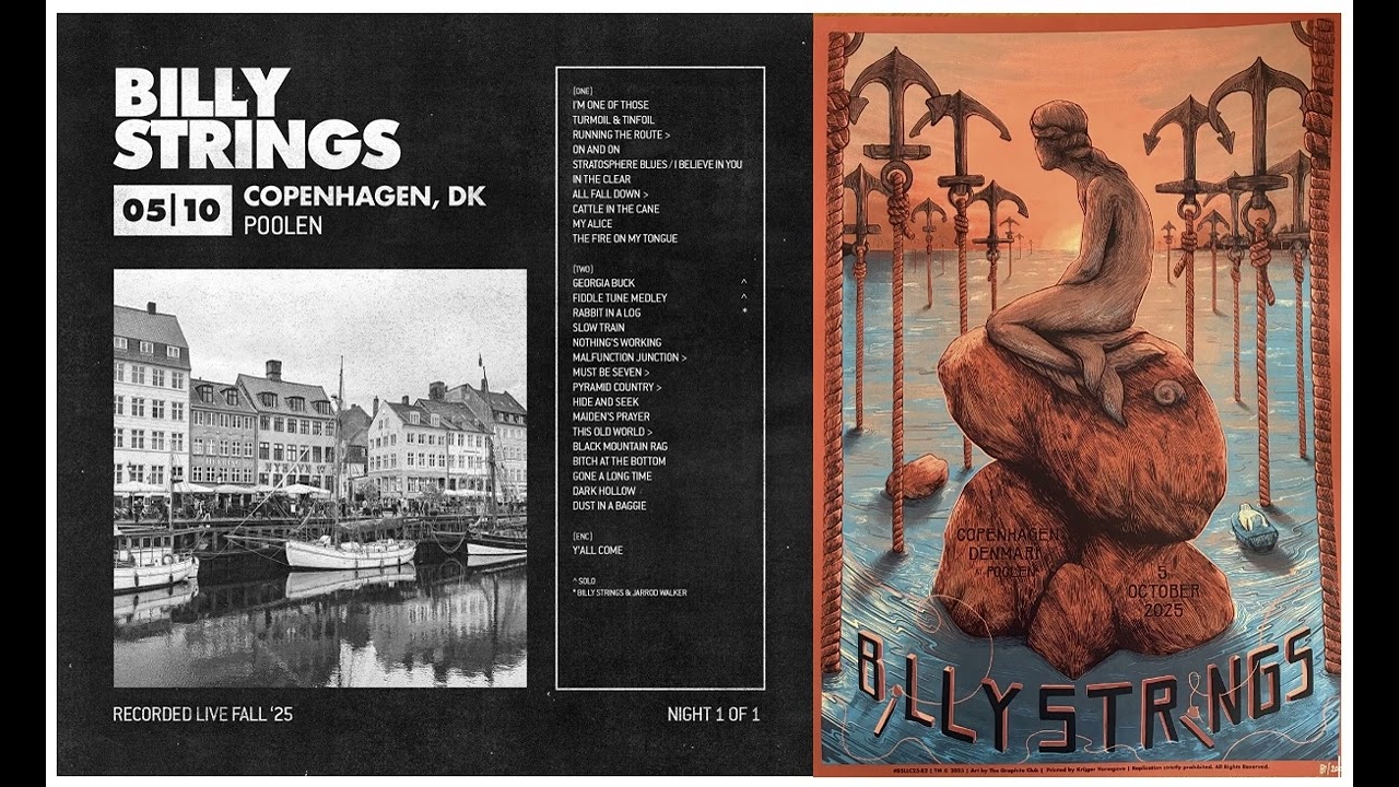 Billy Strings - 2025-10-05 - Copenhagen Poolen, DK