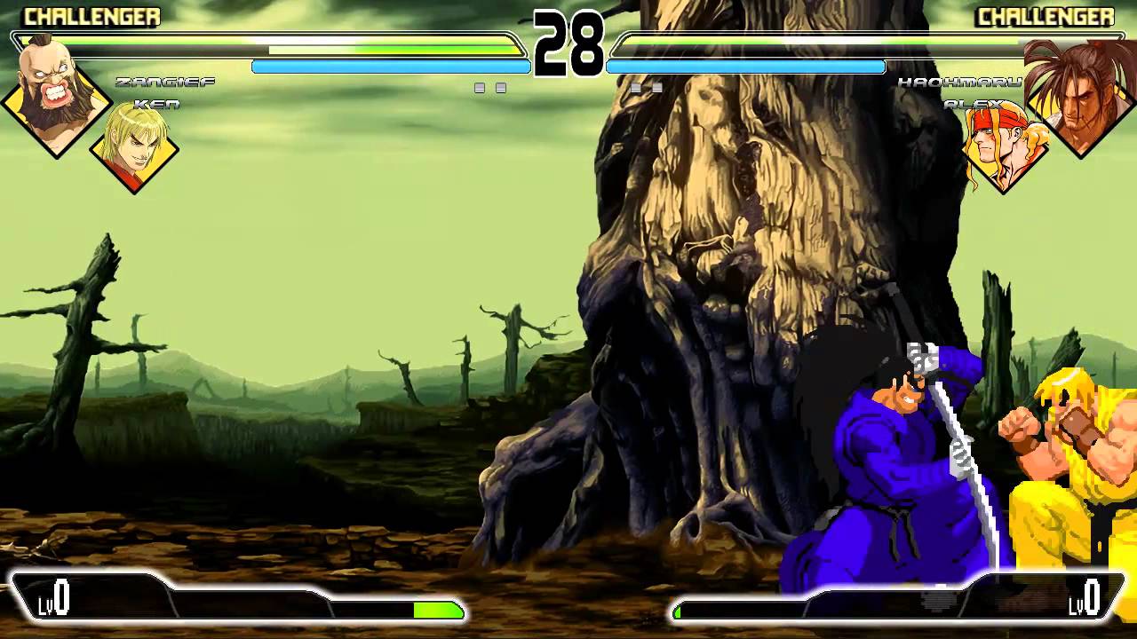 Cvs3 Mugen Zangief ken HD Tag battle