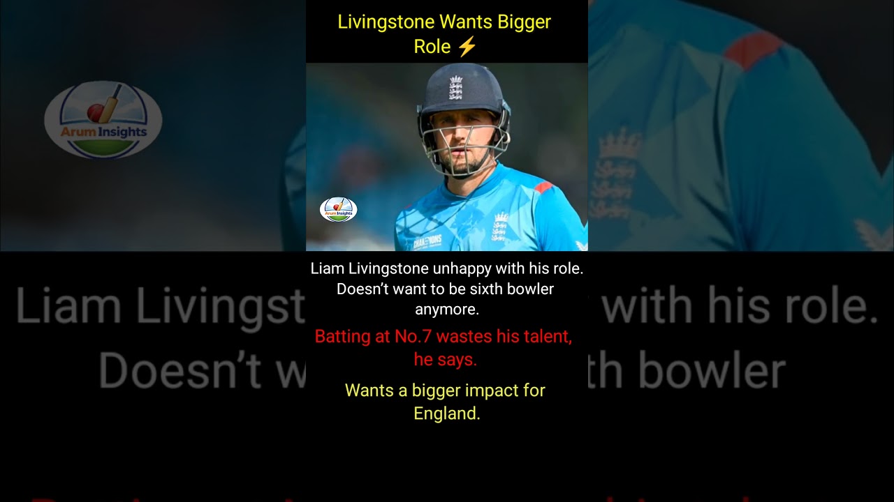 Livingstone Wants Bigger Role ⚡ #shorts