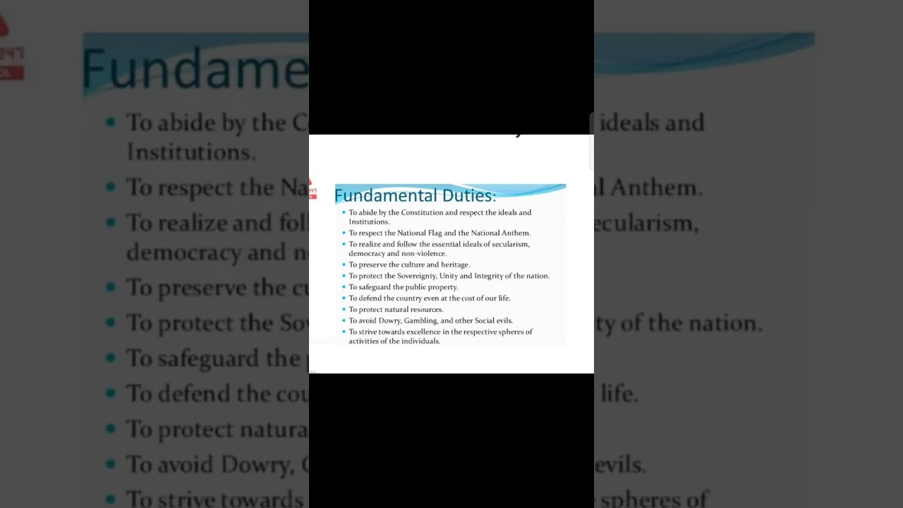 Fundamental Duties l Constitution #shorts #fundamentalduties #indianconstitution #constitution