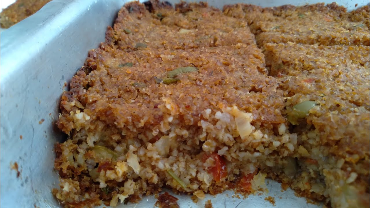 QUIBE VEGETARIANO DE FORNO( versão 02)