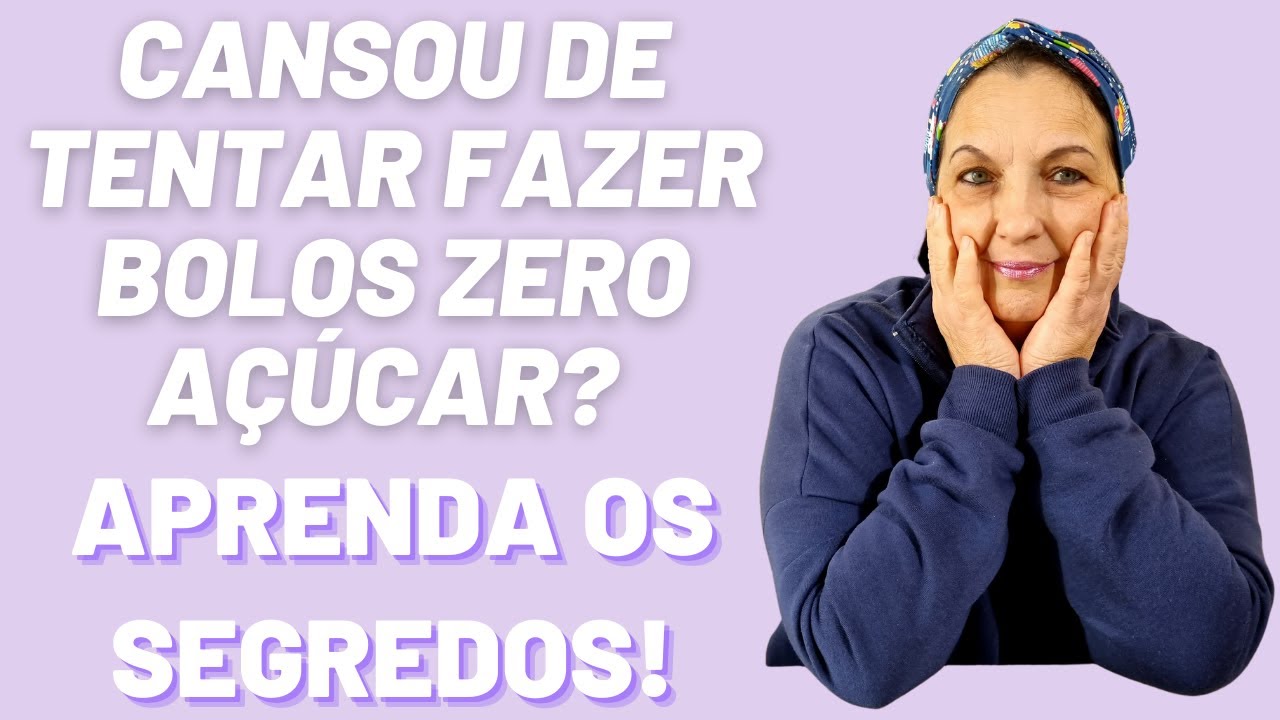 Aprenda, definitivamente, os segredos para fazer bolos zero a&ccedil;&uacute;car (diet) perfeitos