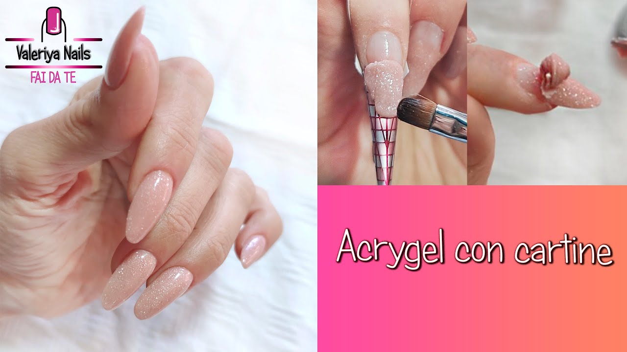 Ricostruzione unghie Acrygel con Cartine | Facile per i principianti