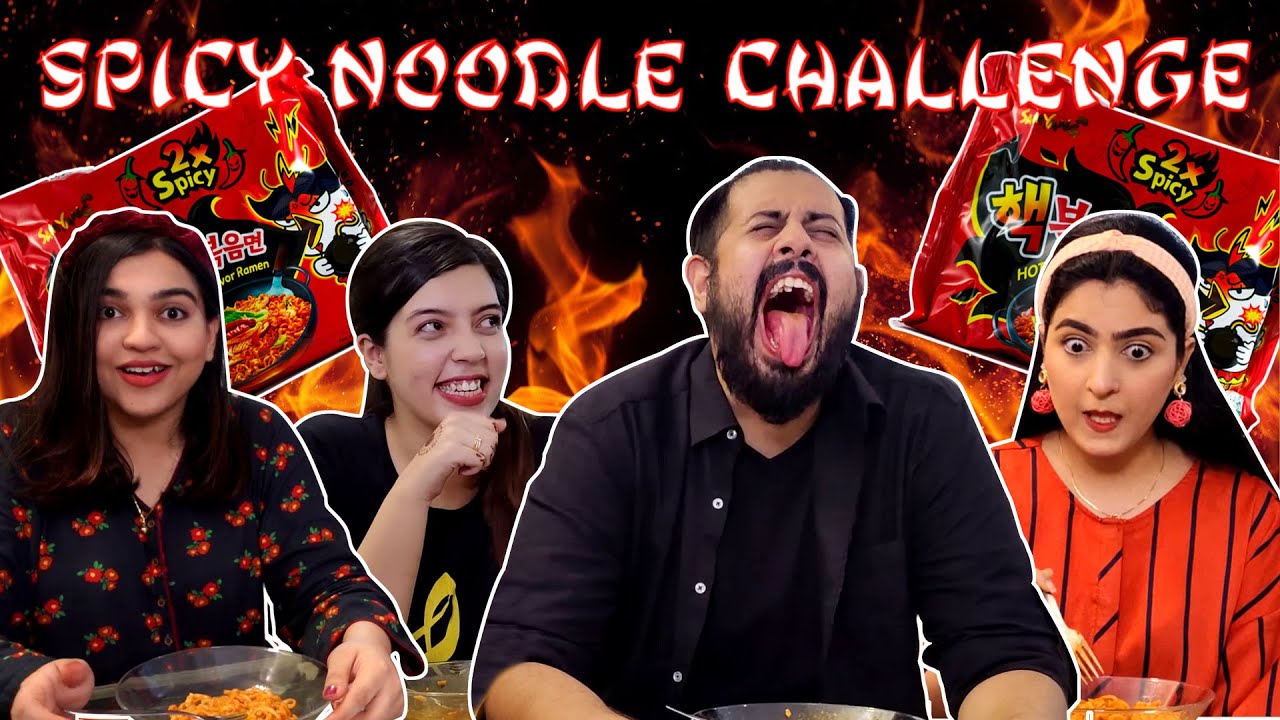SPICY NOODLE CHALLENGE 🔥 | 2x SPICY | With Jazzy