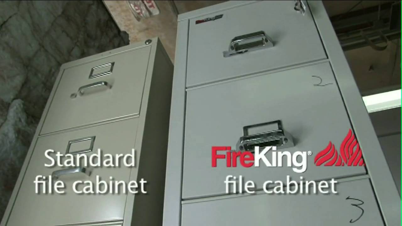 FireKing brandwerende ladenkast test, voor het behoud van uw archief bij brand