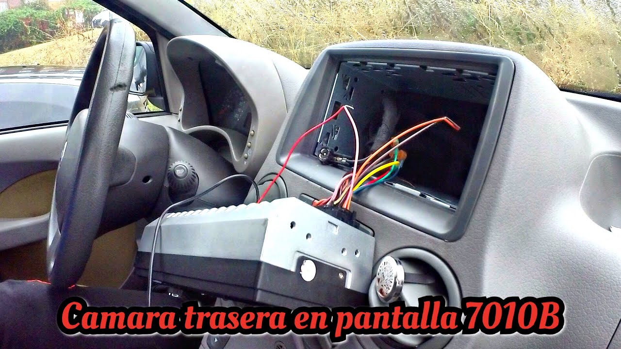 Instalar cámara trasera en fiat panda 169