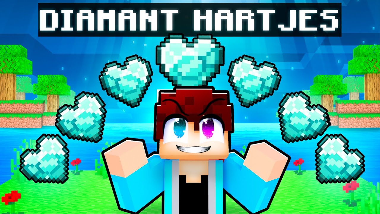 Alex heeft DIAMANTEN HARTJES in Minecraft!