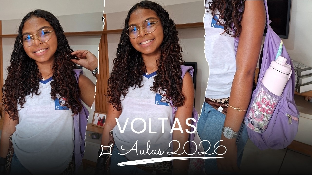 Não era o primeiro dia… mas parecia 😅 VOLTA ÀS AULAS 2026