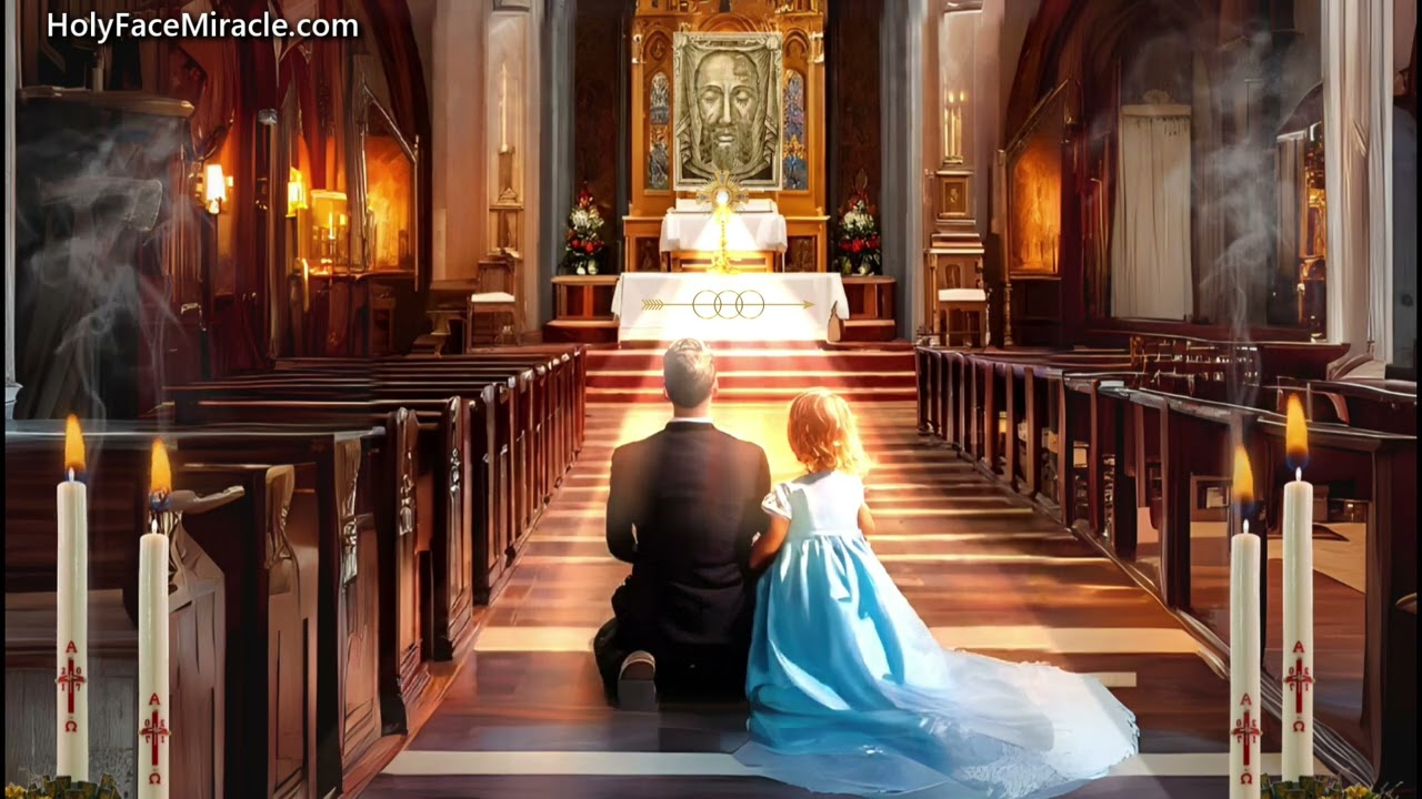 THE CHAPLET OF THE HOLY FACE OF JESUS  - Popular Version recited by Allan Smith with Closed Captions