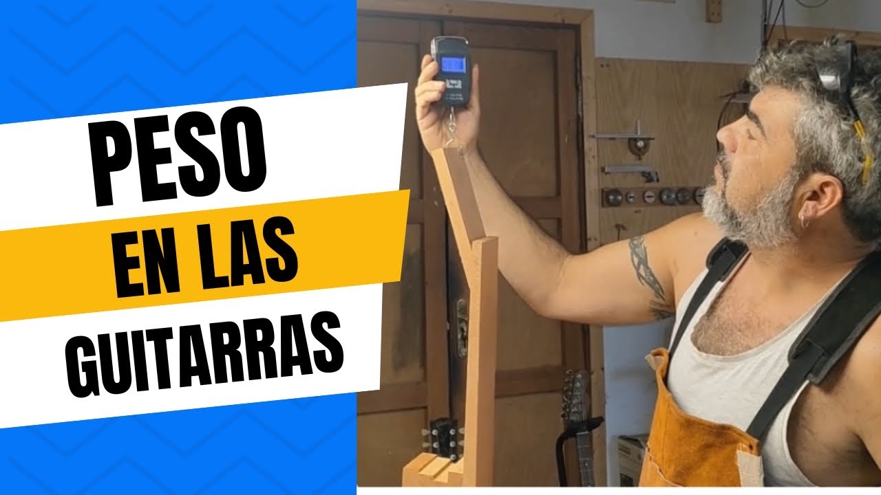 ¿Por qué pesan diferente las guitarras?