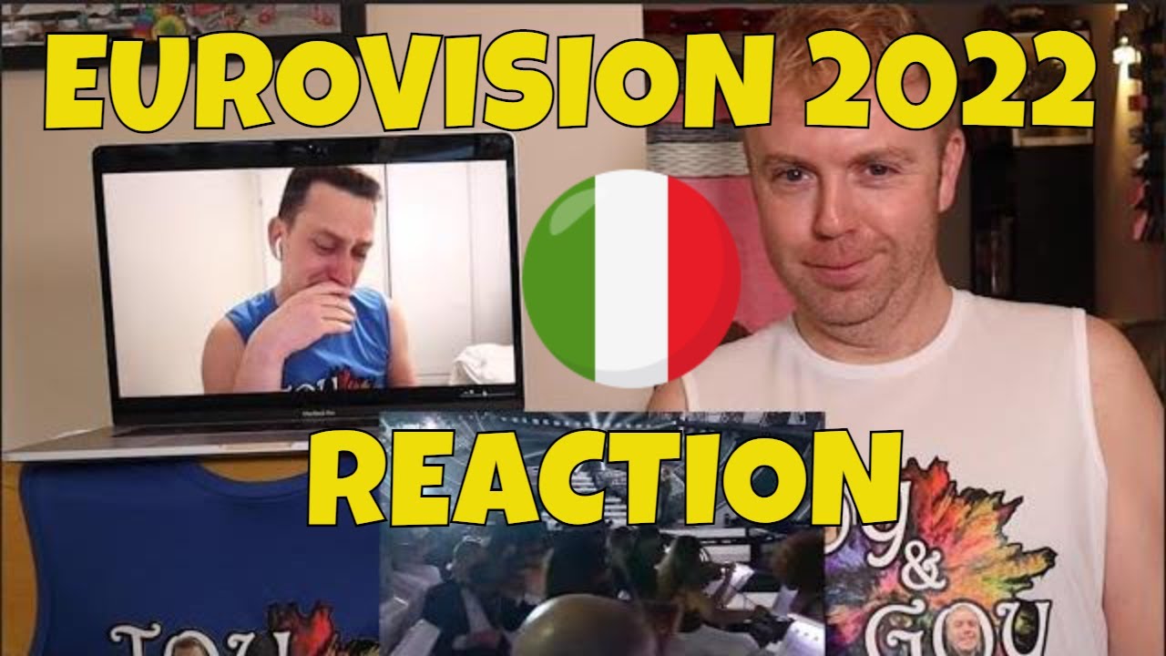 ITALY EUROVISION 2022 REACTION - MAHMOOD - BRIVIDI - Blanco