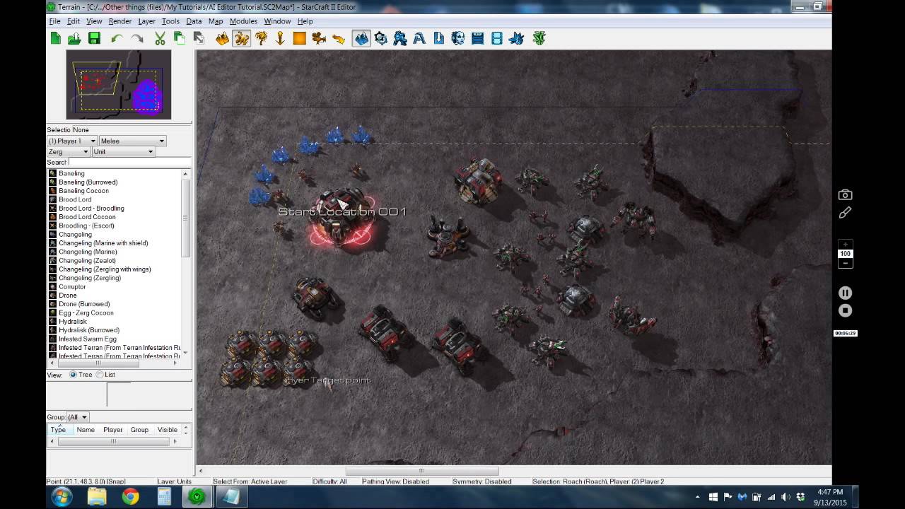 AI Editor - Sending Waves of Units at Player - SC2 Tutorial